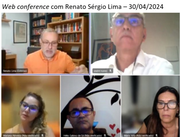 Web Conference Renato Sérgio de Lima